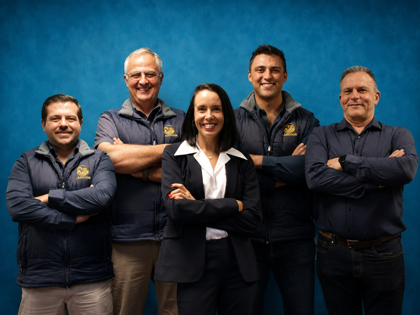 Group photograph of the LANDCOR team
